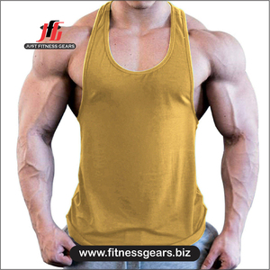 JUST FITNESS GEARS Camiseta Deportiva de Tirantes para Hombre, Diseño Personalizado, Tejido Transpirable 100% Poliéster, Ajuste Musculoso, para Gimnasio y Fitness - Product Image 5