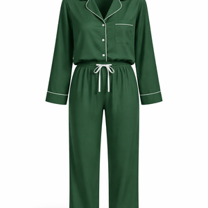 Conjunto de Pijama de Algodón Premium al por Mayor para Mujer - Suministro Directo de Fábrica para Ropa de Dormir Personalizada - Product Image 1