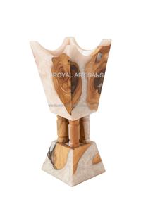 Quemador de Incienso Árabe de Lujo, Ecológico, de Madera, con Diseño de Anís Estrellado |   Regalo de Decoración para el Hogar Hecho a Mano en India - Product Image 5