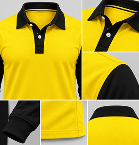 Camiseta de Rugby Personalizada para Hombre, Polo de Manga Larga, Jersey de Rugby de Algodón, Ropa Deportiva, Uniforme de Equipo, Fabricante Mayorista - Product Image 5