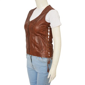 Chalecos de Cuero de Alta Calidad 2026, Transpirables, Personalizados, de Buena Calidad, Diseño Superior, Chaleco de Cuero para Mujer - Product Image 6
