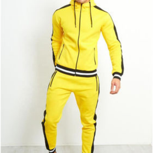 Customized Women'<b>s</b> Jogging Sports Sweat <b>Suit</b> with Logo Men'<b>s</b> Gym Track <b>Suits</b> Wholesale Winter Sports Clothing with Side Strip - Product Image 4