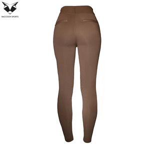 Women Skinny Fit <b>Stretch</b> Competition Breeches Equestrian Breeches, Slim Fit Compression Riding Pants with Elastic Leg Bottoms - Product Image 2