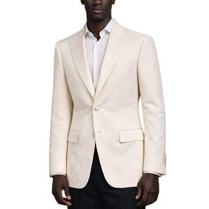 Chaqueta de Solapa PEAK, Estilo Griego Formal, con Corte Entallado, Tela Premium y Estilo Clásico Elegante para Eventos Especiales - Product Image 1