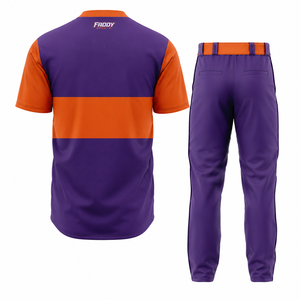 Uniforme de baseball personnalisé sublimé, tenue de sport complète pour équipe, vêtements de sport pour hommes, respirant, séchage rapide, maillot de baseball avec pantalon, vente en gros - Product Image 2