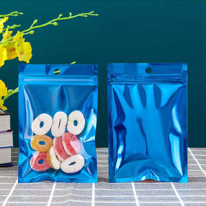 Manufacturer Color Aluminum Foil PE Recyclable Flat Base Zippered <b>Bread</b> <b>Bag</b> Food Grade Packaging Handle Convenient Sealing Bulk - Product Image 4