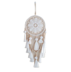 Lune et hibou macramé attrape-rêves Boho décor de chambre bébé enfants filles attrape-rêves personnalisé pour tenture murale décor à la maison - Product Image 1