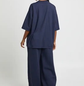 Conjunto Deportivo Ligero para Mujer, Top de Manga Larga con Cuello Redondo y Pantalones, Proveedor de Marca Privada, Chándal con Puños y Dobladillos Acanalados - Product Image 2