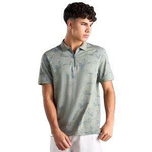 Colección de verano, camiseta Polo con estampado de poliéster elástico de 4 vías de alta calidad para hombre, camiseta de secado rápido de tela suave para gimnasio y ropa al aire libre - Product Image 3