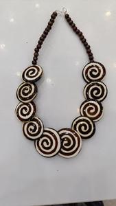 Collier en résine fait main, motif personnalisé, peint à la main, bijoux d'art populaire traditionnel, accessoire de mode féminin, Inde Arif - Product Image 2