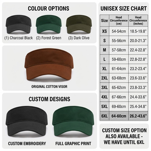 หมวกกันแดดแบบปรับได้สำหรับทุกเพศ สีน้ำตาล ผลิตจากปากีสถาน - Product Image 2