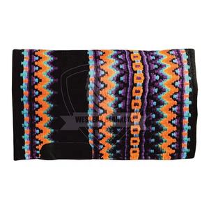 Almohadillas para SILLÍN de caballo de doma occidental de la mejor calidad, lana de Nueva Zelanda y cuero CZ, cuero aceitoso, espectáculo de equitación, algodón inglés - Product Image 2