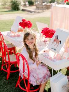 Sillas Infantiles de Ratán Estilo Boho Hechas a Mano para Alquiler en Fiestas, Cumpleaños, Bodas y Eventos, Muebles Ecológicos, Fabricante OEM Personalizado - Product Image 3