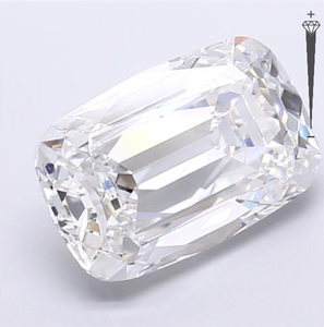 Diamante Cultivado en Laboratorio con Certificación IGI, 7.02 CT, Forma Alargada, Color E, Claridad VVS1, CVD LG 792668261, ROYAL GEMS para Joyería - Product Image 2