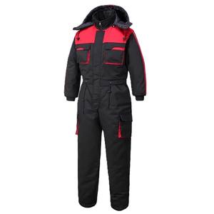 Traje de Trabajo de Invierno para Hombre, Acolchado de Algodón Grueso, Resistente al Frío, de una Pieza, con Logotipo Bordado Personalizado OEM, Precio de Fábrica China Bangladesh - Product Image 1