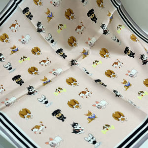 Luxury 70cm X 70cm Women's Satin Silk <b>Scarf</b> Floral Pattern 100% Mulberry Silk Multifunctional <b>Square</b> Simple Embroidered - Product Image 4