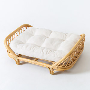 Portable Rattan Cat Furniture House <b>Pet</b> Bed Vietnam Handmade Woven Sleeping Beds With <b>Pillow</b> for Cats and Dogs - Product Image 6