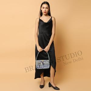 Nuevo Bolso de Mano BRAZEAL STUDIO para Mujer, Diseño de Moda, Bordado a Mano con Cuentas, Patrón Geométrico, Tipo Clutch - Product Image 6