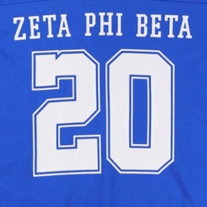 Maillot à manches longues Zeta Phi Beta bleu roi ZPB pour femme, haut de sport, vêtement grec, style HBCU - Product Image 6
