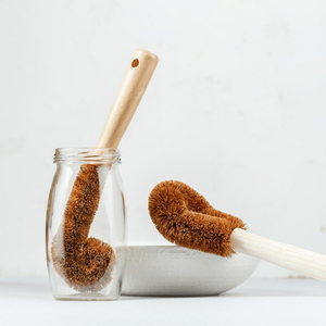 Drinkware cleaning tool set natural coco coir <b>bottle</b> <b>brushes</b> cheap price coconut fiber <b>brush</b> - Product Image 3