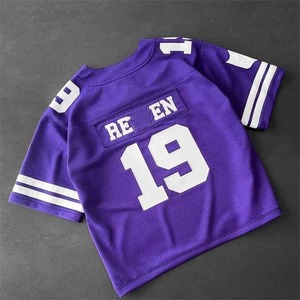 Camisetas de la Liga con Parche Personalizado, Camiseta de Fútbol Estampada por Transferencia de Calor, 100% Poliéster, Transpirable, de Secado Rápido, Corte Regular, Cuello en V, Manga Corta - Product Image 5