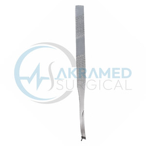 Osteotome nasal latéral droit en acier inoxydable argenté, instrument de rhinoplastie pour chirurgie plastique, certifié CE - Product Image 6