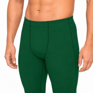 Leggings de compression pour hommes – Tissu extensible de qualité supérieure, ajustement performant, confort actif, prêt pour l'entraînement, matière douce, mouvement flexible, athlétique - Product Image 4