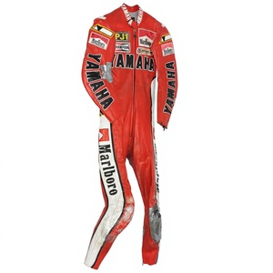 Combinaison de course Giacomo <span class=keywords><strong>Agostini</strong></span> MotoCP MV Agusta 1 pièce en cuir de vachette/crocodile pour moto, combinaison de piste/conduite pour motard niveau 2 - Product Image 2