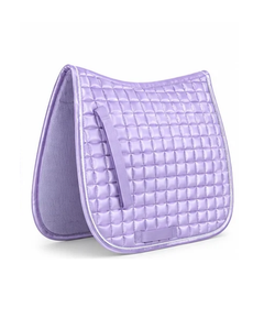 Almohadilla de Silla de Montar Cuadrada Acolchada de Satén Lila, Precio al por Mayor, Cómoda para Entrenamiento y Competición Ecuestre - Product Image 2