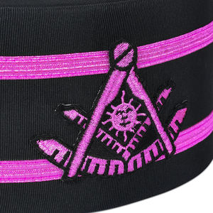 Casquette de cérémonie Triple Tau de qualité supérieure pour les membres du Royal Arch, 100% coton respirant - Product Image 5