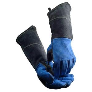 Guantes de Soldadura al por Mayor, Guantes de Soldadura TIG MIG, Guantes de Seguridad de Cuero Vacuno - Product Image 1