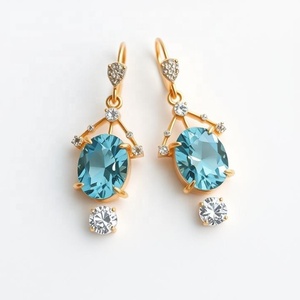 ต่างหูดีไซน์แฟชั่นหรูหรา925เงินสเตอร์ลิงเครื่องประดับวิจิตรต่างหูสำหรับผู้หญิง - Product Image 3