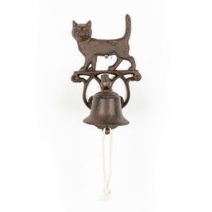 Campana de puerta de hierro forjada a mano, estilo vintage, duradera, para colgar en exteriores, para puerta principal, porche, decoración de casa de campo - Product Image 6