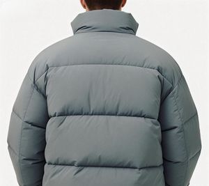 Unisex Winter Warm Polyester Bubble Jacket Cropped Heavy Weight Casual Windproof Eco-Friendly Custom Wholesale - Product Image 4