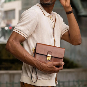 Bolsos clutch de cuero al por mayor, hechos de cuero de grano completo, para bodas, fiestas y ocasiones de moda de lujo a un precio razonable. - Product Image 2