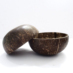 Cuenco de coco ecológico con logotipo personalizado de alta calidad, con acabado de aceite de coco de vietnamita Kelly, venta al por mayor - Product Image 6