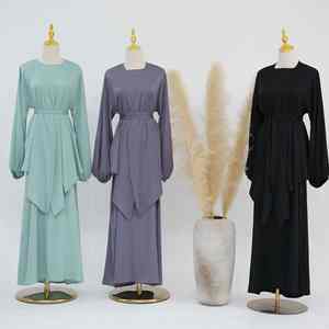 Abaya Musulmana Moderna de Encaje de Lujo para Mujer, Estilo Dubái, Informal, Modesta, Islámica, Ligera, Vestido Diario - Product Image 5