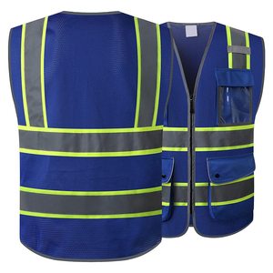 เสื้อกั๊กนิรภัยสะท้อนแสงคุณภาพสูง ขายส่ง กันลม กันน้ำ มาตรฐาน ANSI Class 1 ความปลอดภัยสูงสำหรับงานจราจร - Product Image 2