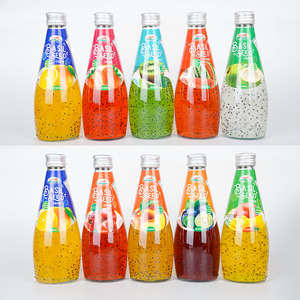 Bebida de Jugo de Semillas de Albahaca Nawon Manufacturer, 9.8 oz, en Botella de Vidrio, Fábrica de Bebidas de Albahaca, Muestra Gratuita, Marca Privada, OEM/ODM - Product Image 3