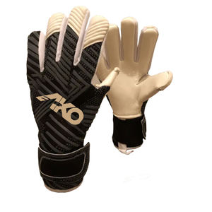 Gants de gardien de but professionnels en latex respirant, protection complète des doigts, imperméables et ajustables, par Ako - Product Image 1