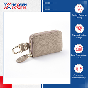 Porte-clés de voiture en cuir PU de qualité supérieure, style moderne et tendance, disponible en stock pour les acheteurs en gros - Product Image 2