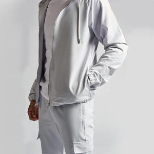 Survêtements vintage à capuche ajustés pour hommes, 100 % coton, écologiques, pour l'entraînement hivernal et le jogging – Collection Premium 2025 - Product Image 3