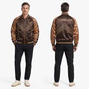 Veste en satin de luxe pour homme, sur mesure, vente en gros, vierge, ajustée, moderne, professionnelle, commerciale, internationale, faible MOQ, livraison rapide, échantillon - Product Image 1