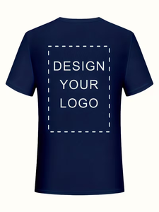 Custom Breathable Polyester T-Shirt Large Area Customization Chest/Street Loose Fit Perfect Gift Personalized Couple T-Shirt - Product Image 2