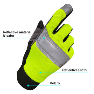 Fabricants directs d'usine, gants de travail en cuir de qualité supérieure, couleurs et designs demandés par les clients, gants de travail en cuir résistants. - Product Image 5