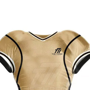 Nueva Camiseta de Fútbol Americano con Estilo, Colores Personalizados, Diseños Únicos, Absorbe la Humedad, Ecológica, para la Identidad del Equipo - Product Image 3