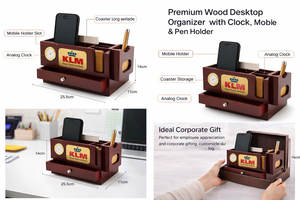 Surface de bureau en bois personnalisée StudioWood avec impression pour la fête des mères et Noël - Product Image 2