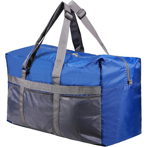 Bolsa Deportiva de Nailon de Gran Capacidad con Correa Ajustable y Compartimento para Zapatos, Unisex, Azul, Informal, para Viajes y Deportes - Product Image 1