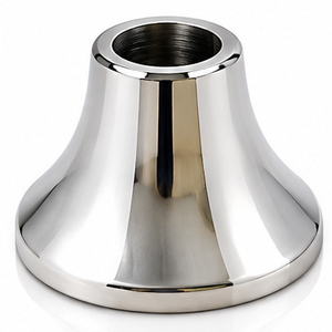 Cono de balaustrada de metal pulido, inserto de poste de pasamanos, soporte de escalera torneado, accesorio de riel para balcón y baño - Product Image 1