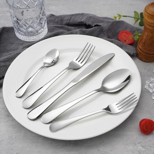 Ensemble de couverts modernes en acier inoxydable, finition miroir, fourchette, couteau, cuillère, style occidental, kit 4 pièces, occasion mariage - Product Image 2